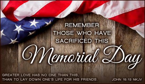 Memorial Day observed