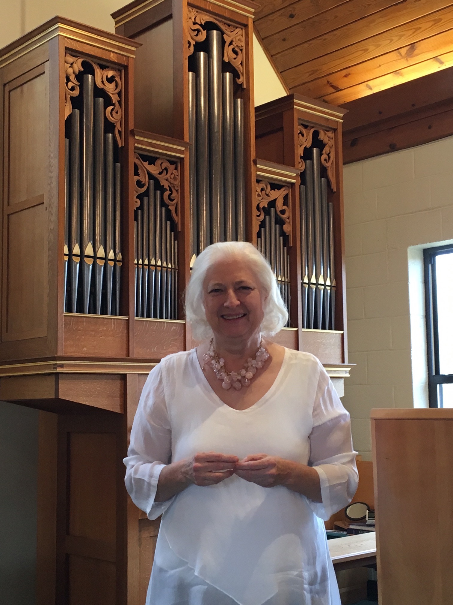 Parkins plays for Organ Crawl (fundraiser)