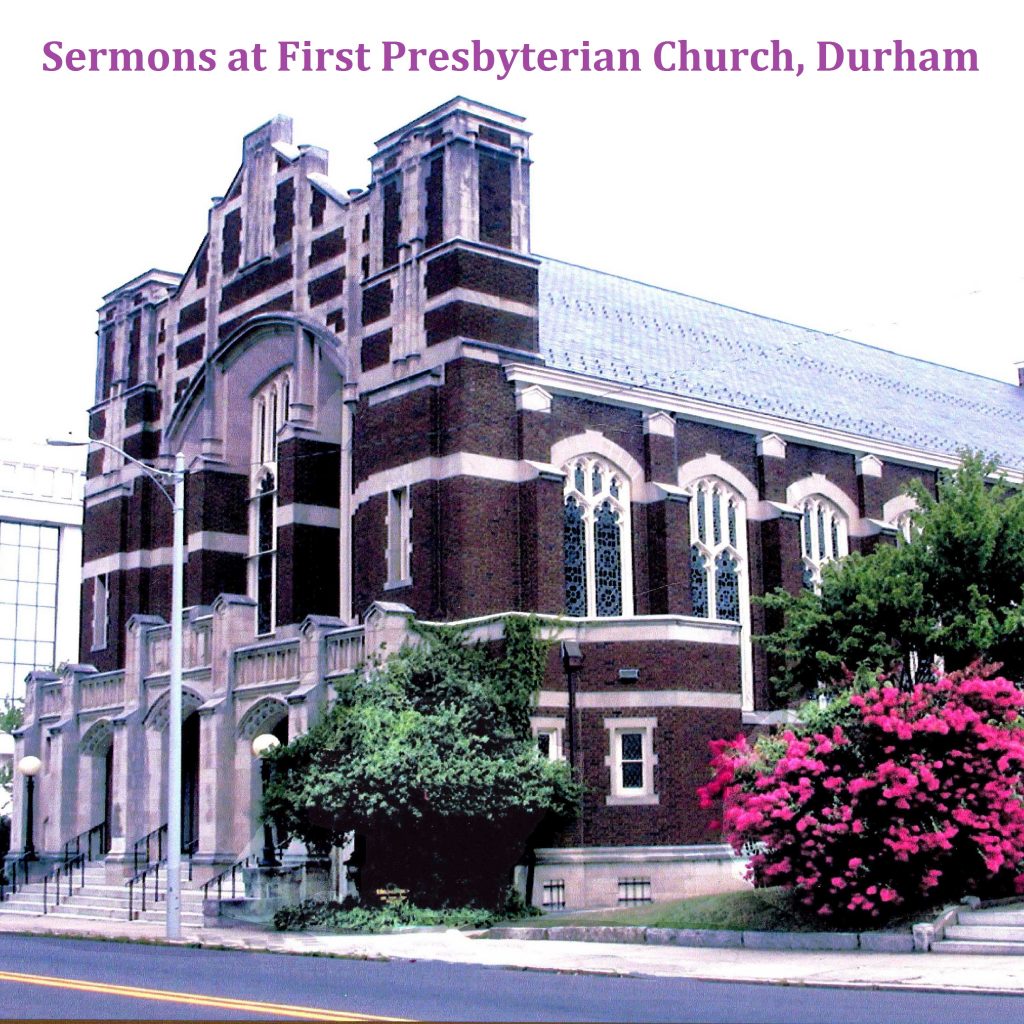 “Invisible Saints” First Presbyterian Church Durham, North Carolina