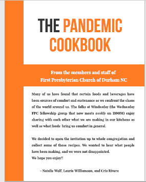 It’s here – our Pandemic Cookbook!