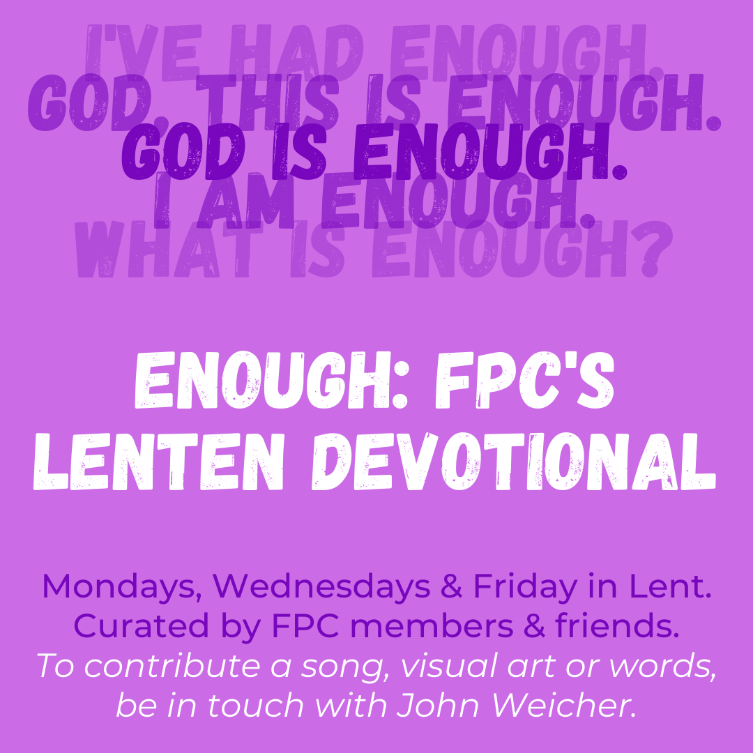 Reflections needed for Lenten Devotional