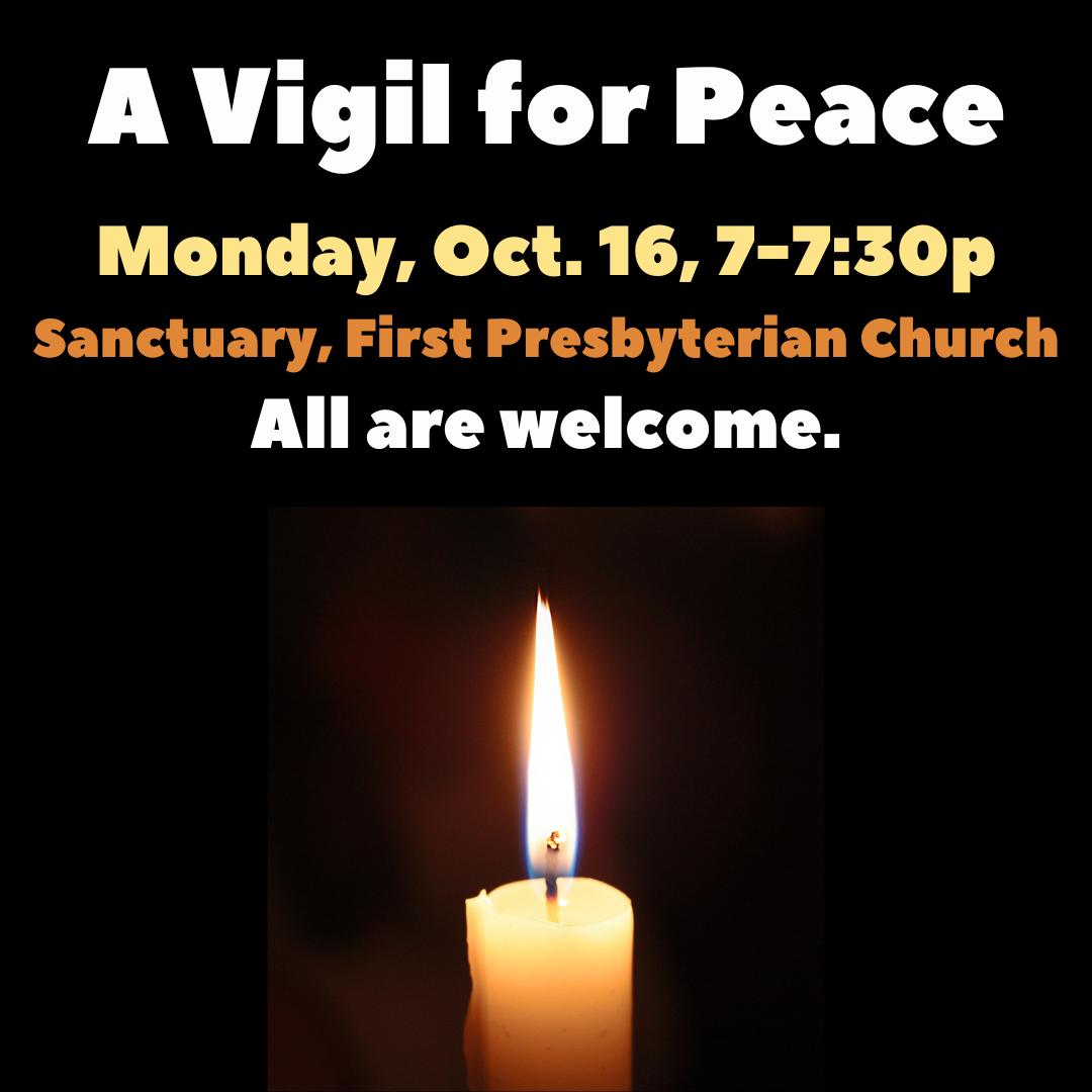 Vigil for Peace at FPC